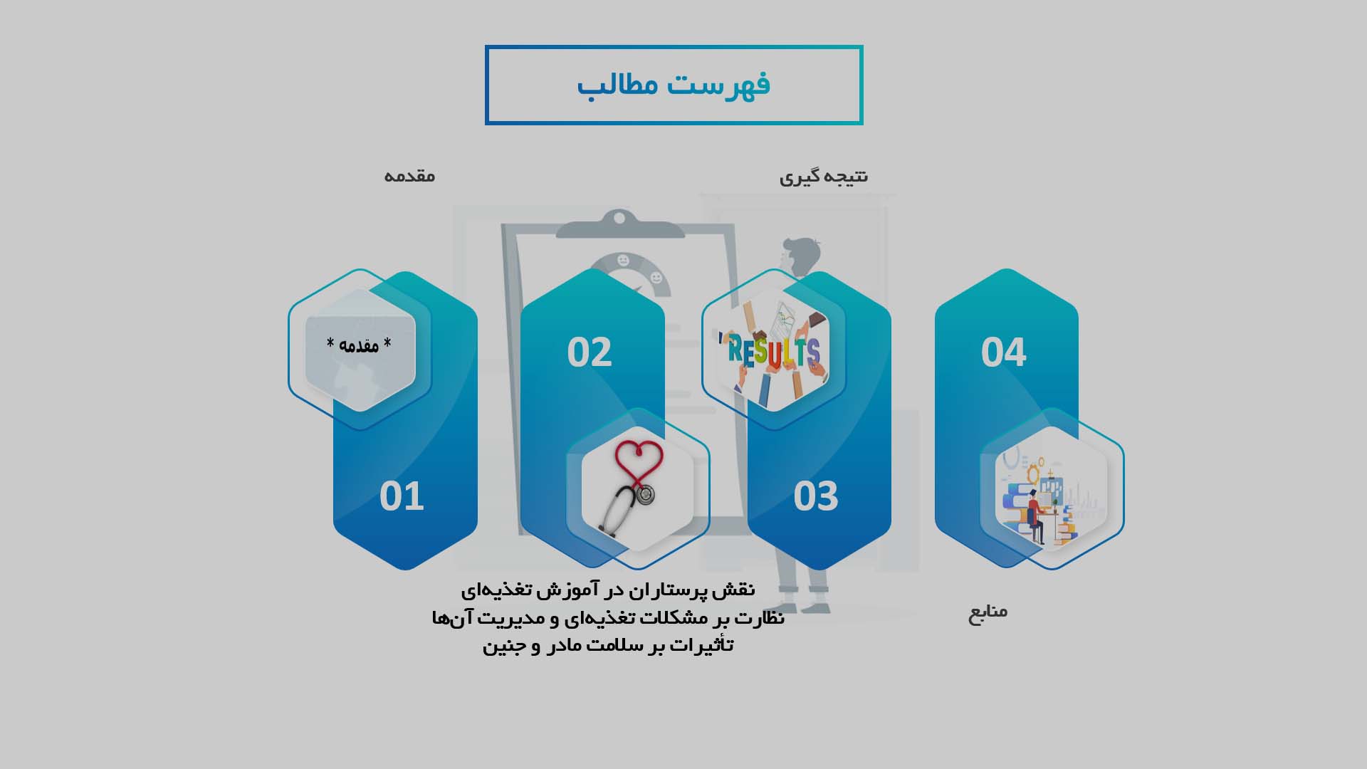 پاورپوینت تأثیرات پرستاری بر بهبود تغذیه در دوران بارداری